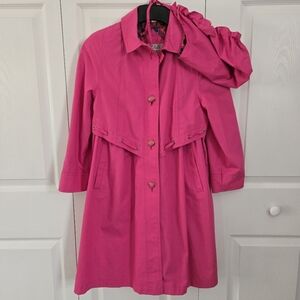 Vintage Giacca Pink Trench Coat